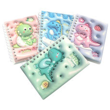 блокнот J.Otten DSCN9886 об`ємний на спіралі "Динозавр" 17,8х12,6см., 80арк.  (12/96)