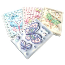 блокнот J.Otten DSCN9887 об`ємний на спіралі "Метелик" 17,8х12,6см., 80арк.  (12/96)