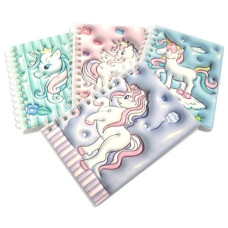 блокнот J.Otten DSCN9889 об`ємний на спіралі "Unicorn" 17,8х12,6см., 80арк.  (12/96)