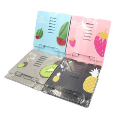 підставка для книг J.Otten  555-387-S металева 15,2х15,2см. "Fruits"  (30/60)