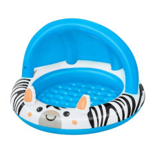 басейн Bestway дитячий Сафарі/Зебра 97х13х66см., 26л., навіс, надувне дно, від 2 років  52559  (8)