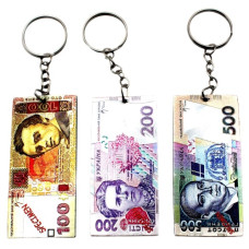 брелок металевий гривна  476-3  (6)