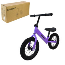 велобіг сталевий, колеса надувні 12", фіолетовий  ВВ2507  (1)