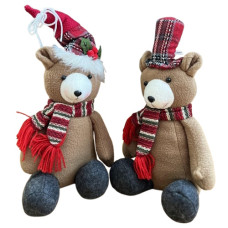 фігура новорічна "Bear" 28см.  R90643  (36)