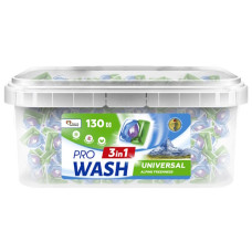 капсули для прання Pro Wash Альпійська свіжість 130шт.
