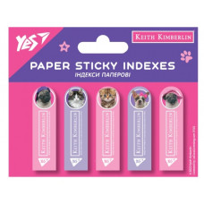 закладки Yes Keith Kimberlin паперові 50х15мм. 5х20арк.  170309  (24/288)