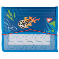 тека YES для зошитів пластикова на гумці В5 "Football"  492212  (24/96)