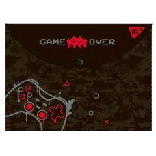 тека YES конверт на кнопці пластиковий А4 "Gamer"  492008  (12/60/120)