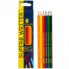 олівці кольор. Marco 4100-  6CB 6кол. Superb Writer карт. уп. заточ. (24/480)