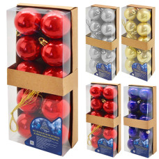 кульки ялинкові в кор. 7см. 8шт. 9363  (8/384)
