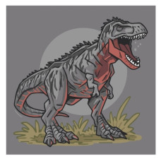 картина за номер. Art Craft дитяча 30х30см. "Гіганотозавр"  15575-АС