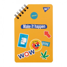 блокнот YES 95х145мм. 60арк."Sticky mood", подвійна спіраль, без лініювання  151823  (30/60)