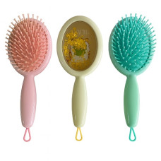 гребінець дитячий масажний овальний 19х8х4см.з мотузкою  TY-6-270  (240)