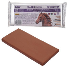 глина самозастигаюча Zibi CLASSIC теракотова 500гр.  ZB.6292  (1/12)