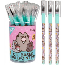 ручка YES "Pusheen.Cat" кульк. синя 0,7мм.  412252  (24/288/864)