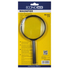 лупа Economix 90мм., 2-кратне збільшення, на бліст.  Е82103  (16/96)