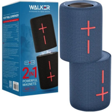 колонка портативна Walker 2x10W блакитна  WSP-710