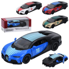 машина Kinsmart мет. BUGGATTI CHIRON SUPERSPORT. кол., в кор. 16х7х7,5см.  KT 5423 WF  (24)