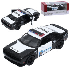машина Kinsmart DODGE CHALLENGER DEMON police, в кор. 16х7х7,5см.  KT 5461 WP  (24)