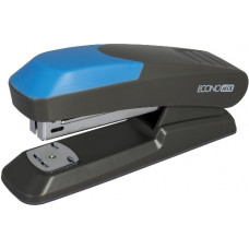 степлер Economix №24  E40281  до 20арк., пласт. корпус, гумова вставка  (12)