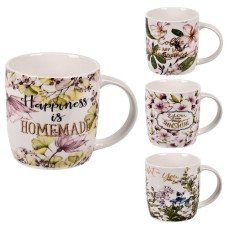 чашка "Flowers" 380мл.  R101038-1  (12/72)