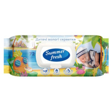 серветки вологі Summer Fresh  72шт.  (16)