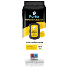 серветки вологі господарчі Purfix Yellow 156шт.  (6)