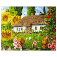 картина за номер. Ідейка 40х50см. "Серцю милий край"  КНО6317
