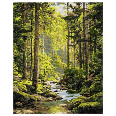 картина за номер. Ідейка 40х50см. "Джерело спокою"  КНО6441