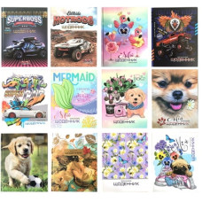 щоденник Мандарин  А5++ 40арк. тверда обкл. в інд. упак.  SD1700/.../1742  (1/60)