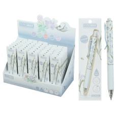 ручка Buromax Blossom гелева автом. синя 0,5мм., ароматний грип, Тюльпан  ВМ.8368-14  (1/40/720)