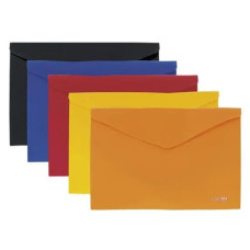 тека Economix E31303-50 конверт на липучці пласт. А4  (12/240)