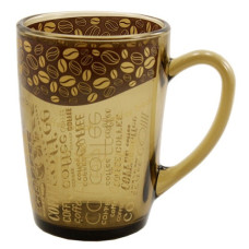 чашка 330мл. "White coffee" декорована димчаста  (6/30)