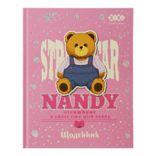 щоденник Zibi  Bear Toy А5+/40арк., інтегр. обкл., мат. лам. + УФ-лак + фольга  ZB.13927  (10)