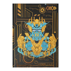 щоденник Zibi  Робот B5/40арк., тверда обкл., мат. ламін., виб. УФ-лак + тиснення  ZB.13764-01  (10)