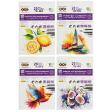 альбом Zibi Kids Line CLASSIC на спіралі 20арк./120гр.  ZB.1440С  (12/120)