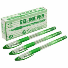 ручка Tianzhijao TZ-501B гелева зелена  (12/144/1728)