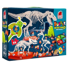 гра настільна "Пазли-детективи. Музей динозаврів" Roter Kafer  RK1080-05
