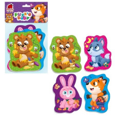 пазли м`які "Лісові звірі"  Roter Kafer  RK6010-06