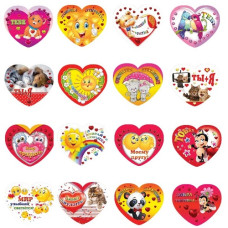 валентинка Етюд серце одинарне міні (ТВ)  (40)