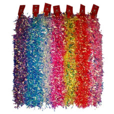 дощик новорічний 2м. різнокольоровий 14шт./упак. 7 кольорів HD-1  (14/1190)