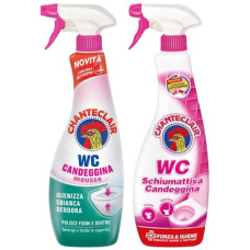 спрей-піна для туалету відбілюючий ChanteClair з вмістом хлору 625мл.