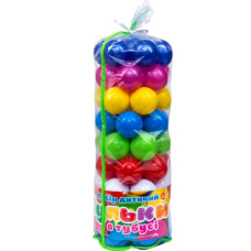 кульки в тубусі 62шт. d-6см.  0262  (6)