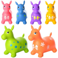 стрибуни-конячки ПВХ, 1300гр. в кул. 30х22х7см.  MS 0372  (12)