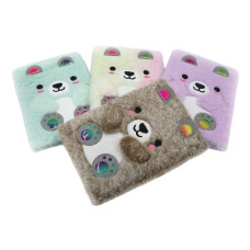 блокнот J.Otten MRB2339-2 пухнастий "Bear" А5/80арк., 80гр./м2  (60/120)