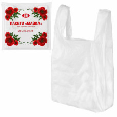 майка 22х38см. Маки 100шт./уп.  (90)