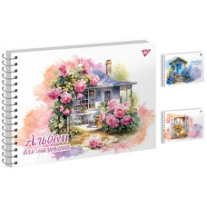 альбом YES на спіралі 20арк./100гр. "Aquarelle", обкл. з гліттером  130565  (3/54)