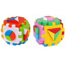 іграшка-куб "Розумний малюк Логіка-2" 12х12х12см.  2469 Техн  (24)