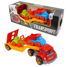 автовоз з набором "Будмайданчик ТехноК" 64x21x24см.  3930 Техн  (4)