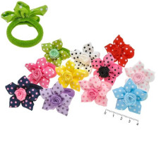 гумка-бант для волосся 4см.  1006-3659-1 (013548)  (24)